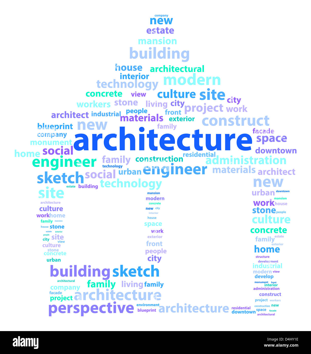 Architecture Words Stock Photo Alamy
