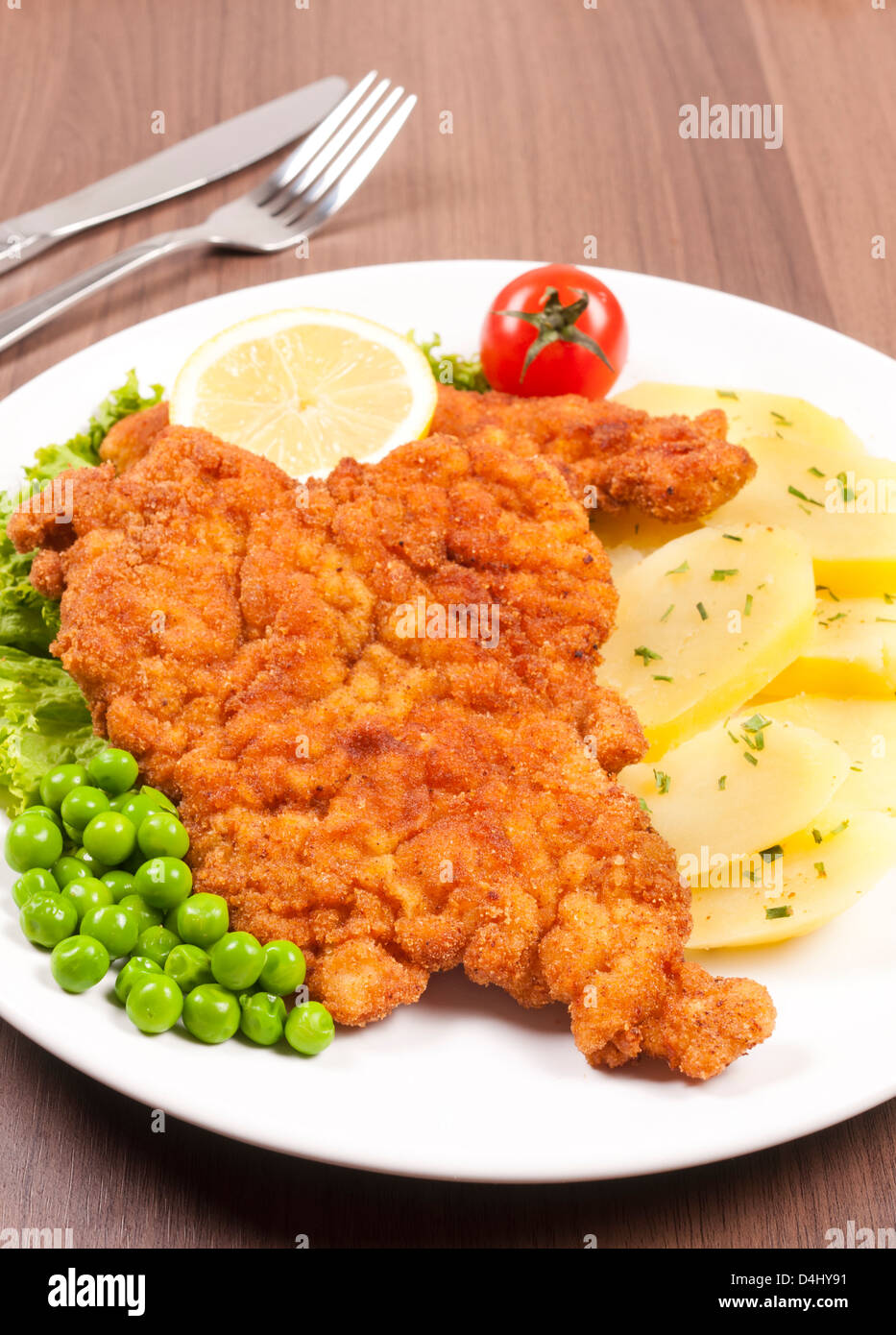 Traditional Austrian food on the plate Stock Photo Alamy