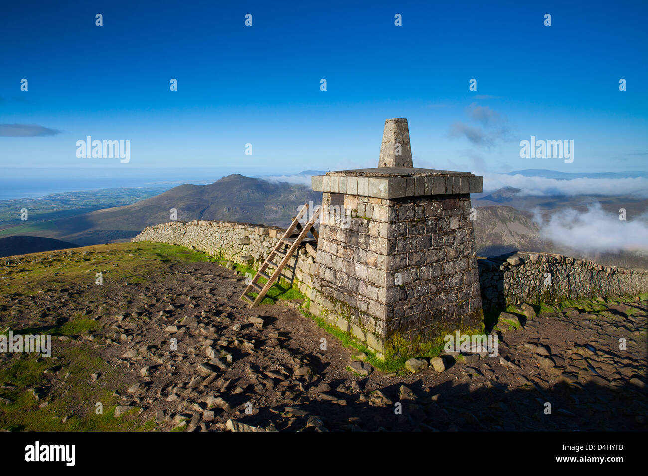 The Top of Slieve Donard, Mournes Stock Photo