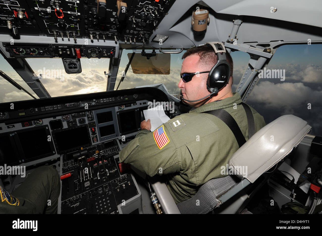 Coast Guard performs Haitian damage assessment Stock Photo