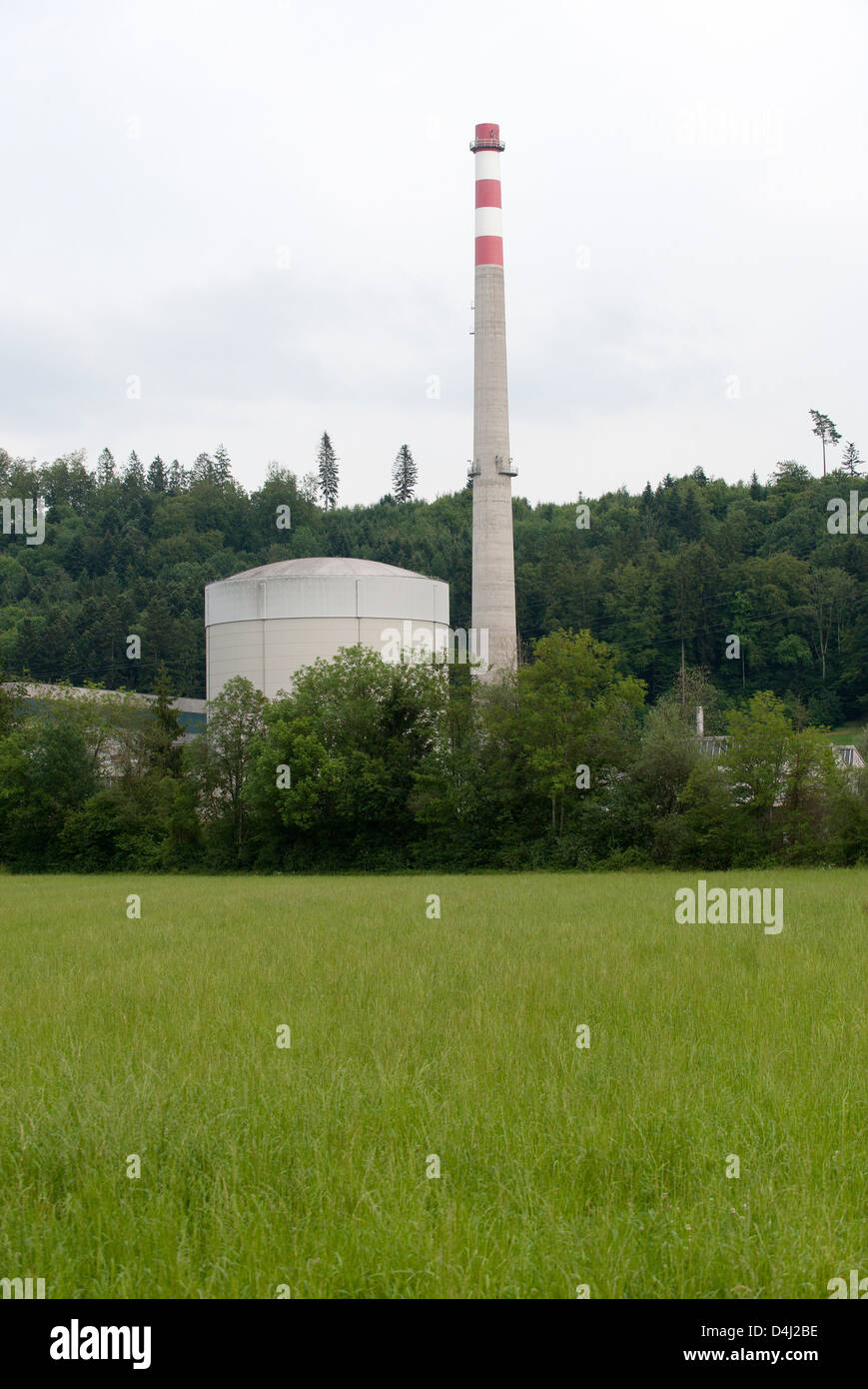 Muehleberg, Switzerland, nuclear power plant Muehleberg