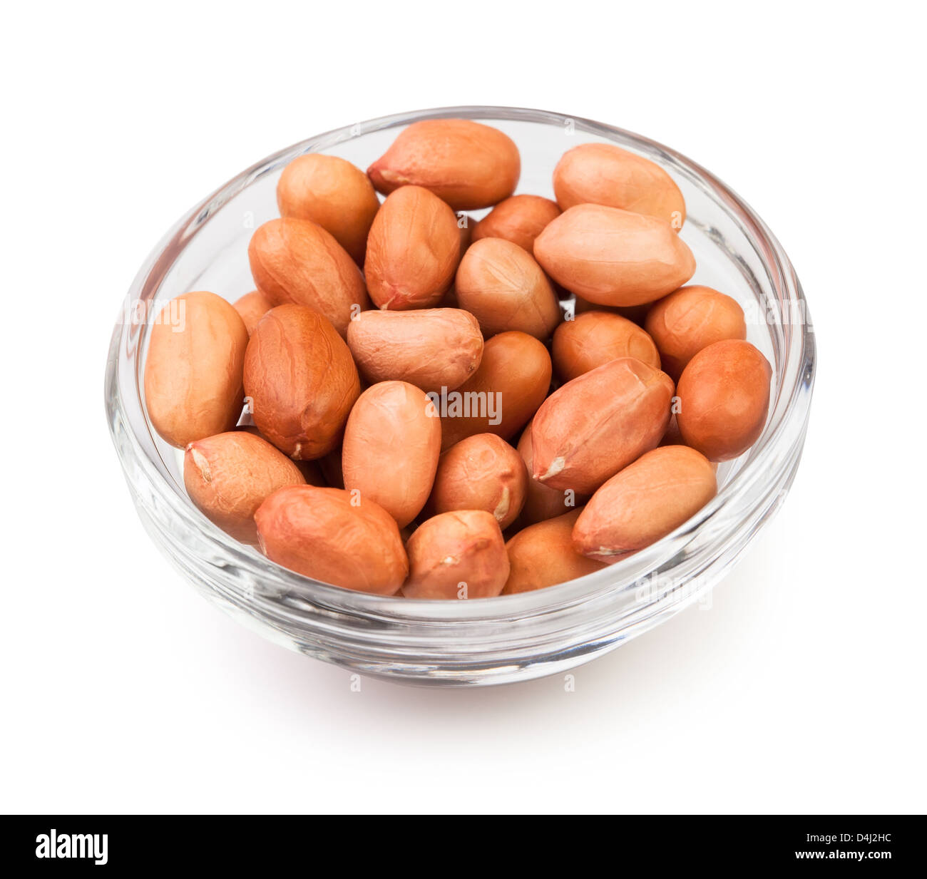 peanuts bowl on white background Stock Photo Alamy