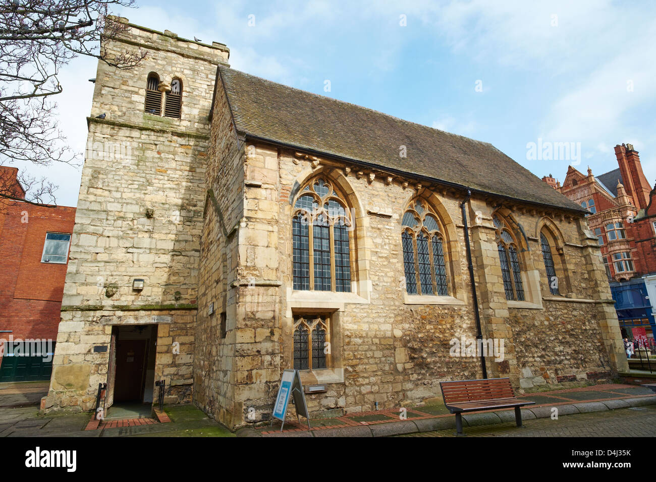 St Benedict's Church Mothers Union Centre High Street Lincoln Lincolnshire England Stock Photo
