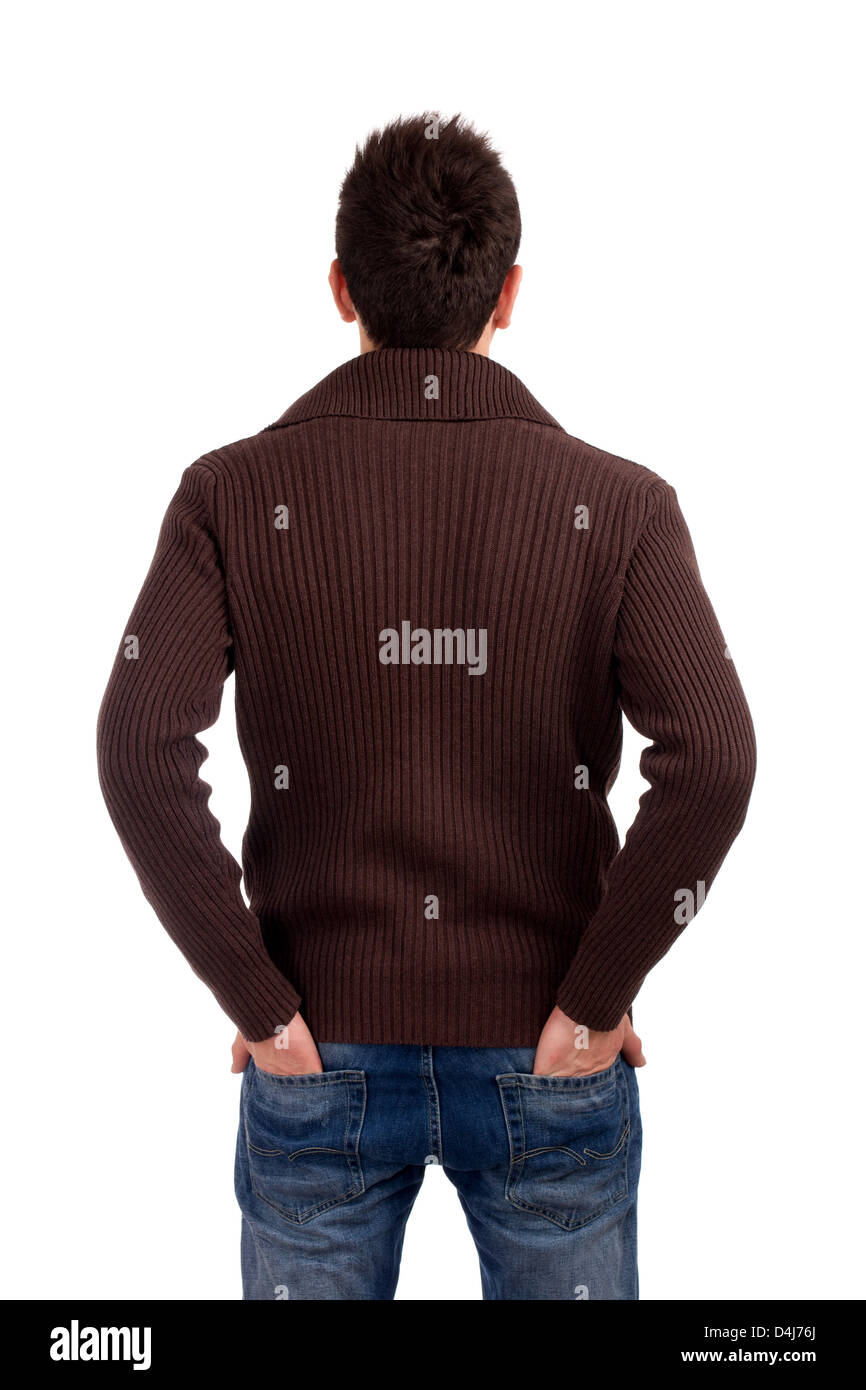 Man standing from behind Cut Out Stock Images & Pictures - Alamy