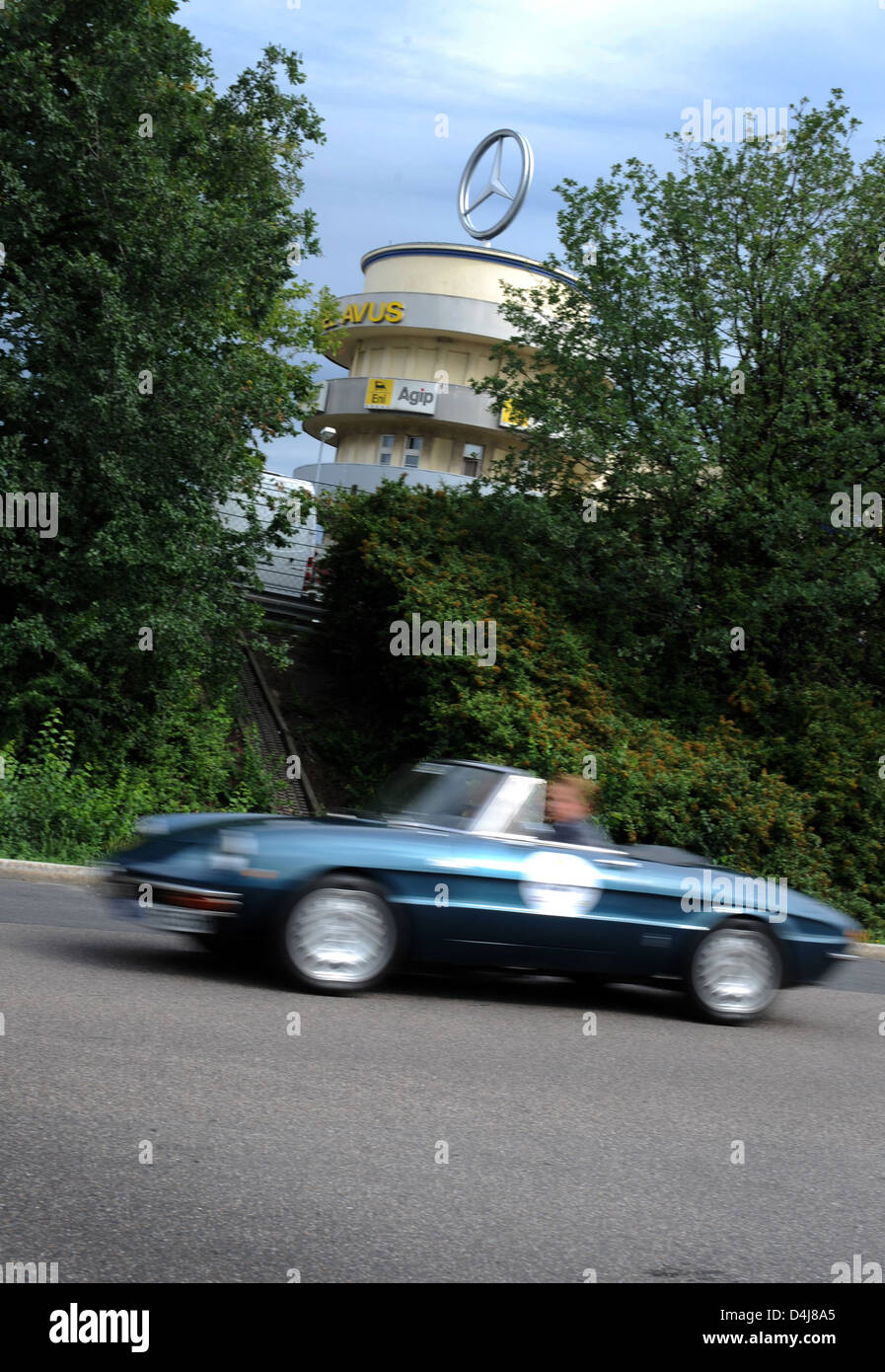 Berlin, Germany, vintage cars in the ADAC Rallye Avus Classic Stock Photo
