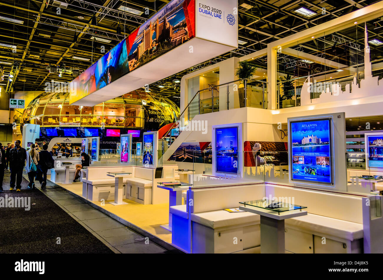The World's Leading Travel Trade Show, Berlin, Germany, Dubai stand