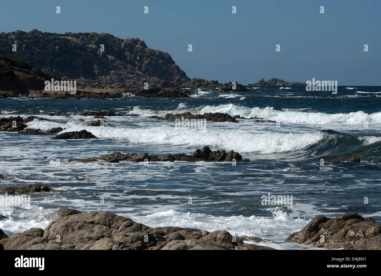 Santa Teresa, Italy, the coast in Santa Teresa di Gallura Stock Photo