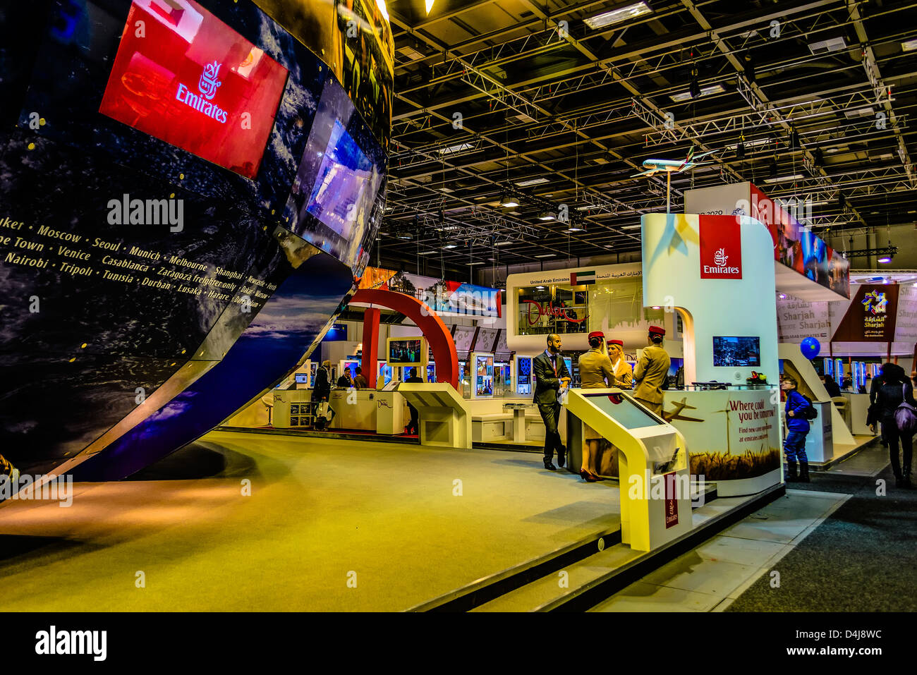 The World's Leading Travel Trade Show, Berlin, Germany, Dubai stand