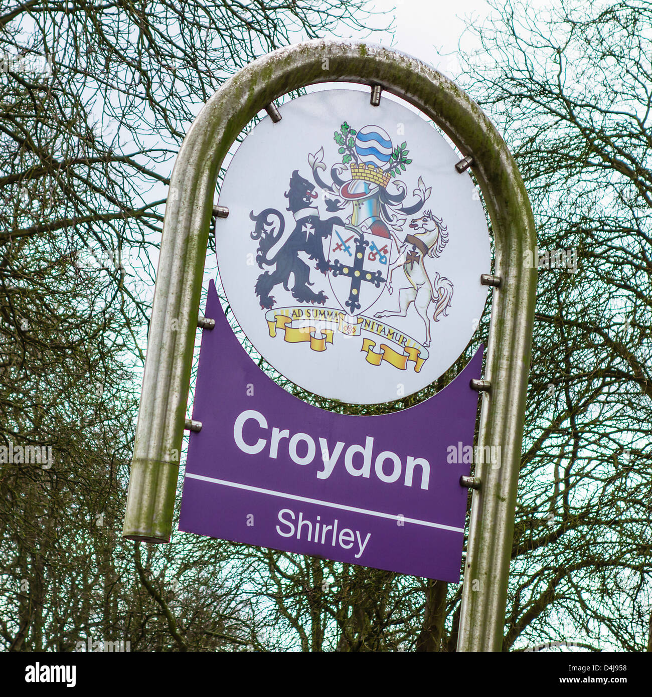 Shirley Croydon South London England Stock Photo Alamy