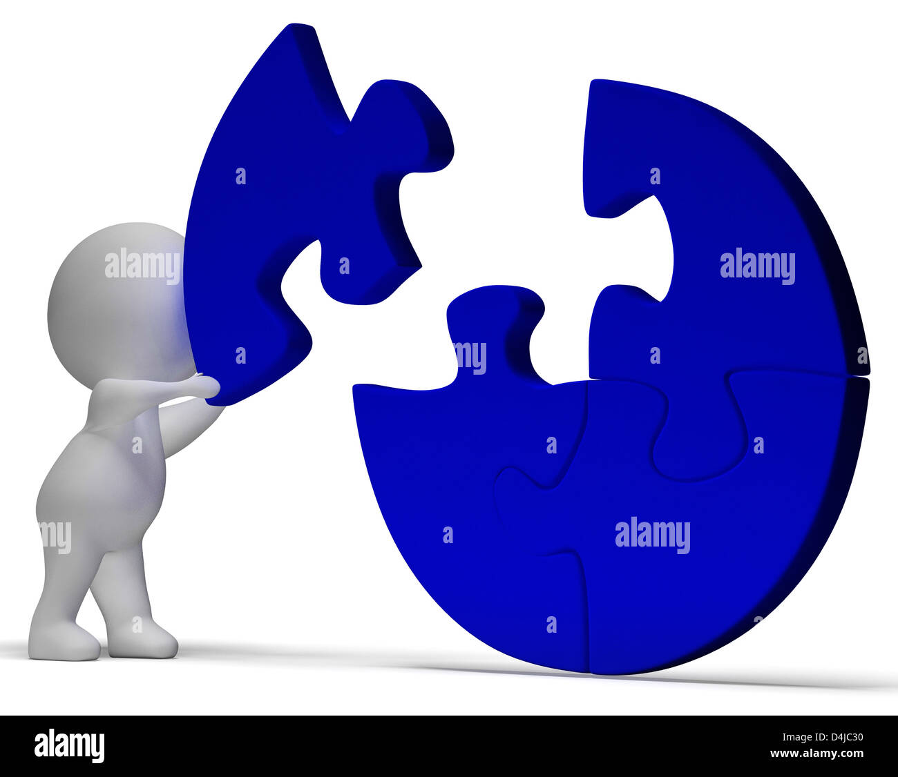 Finished jigsaw puzzle Cut Out Stock Images & Pictures - Alamy