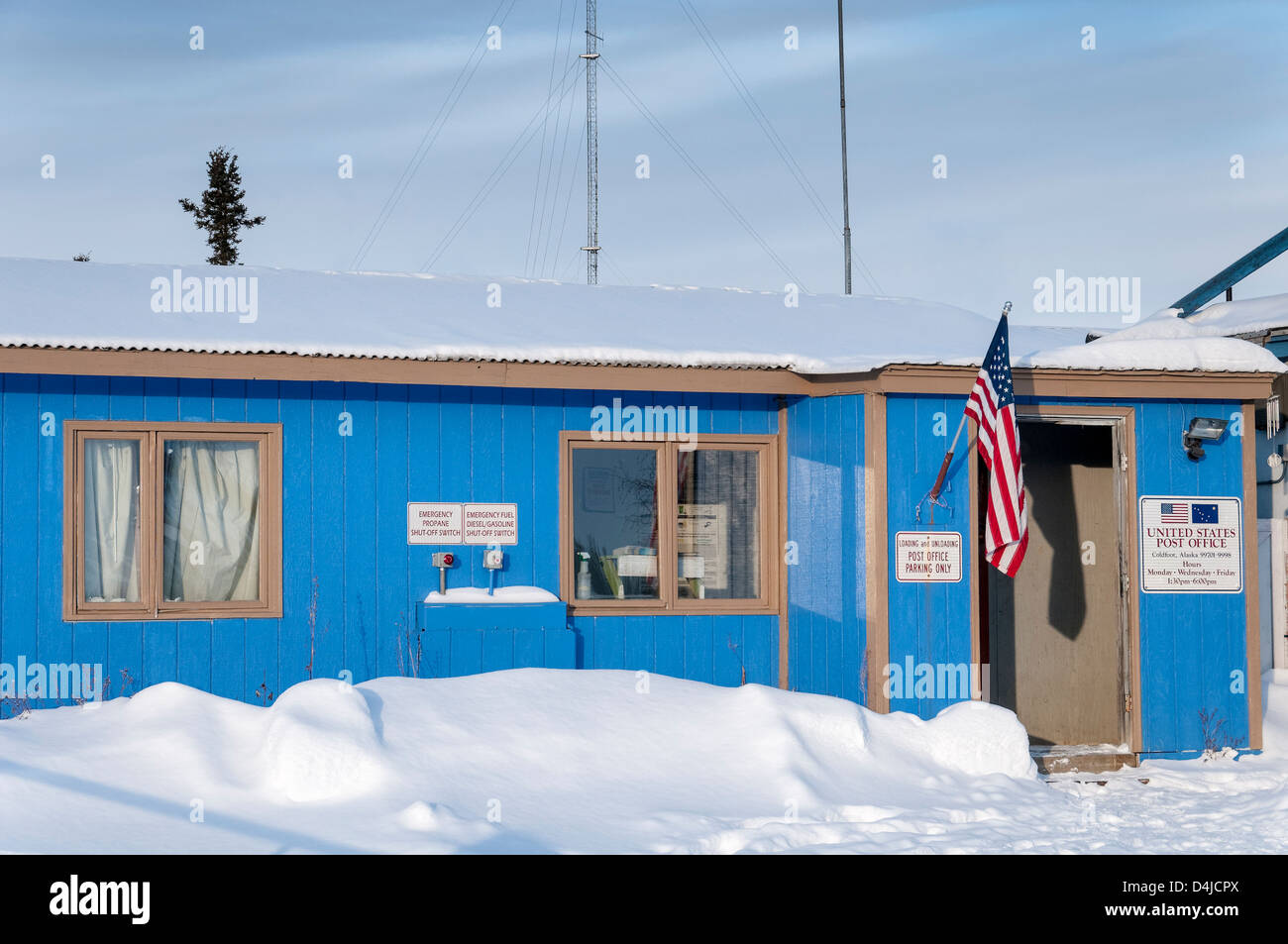 Post Office, Coldfoot, Alaska Stock Photo Alamy