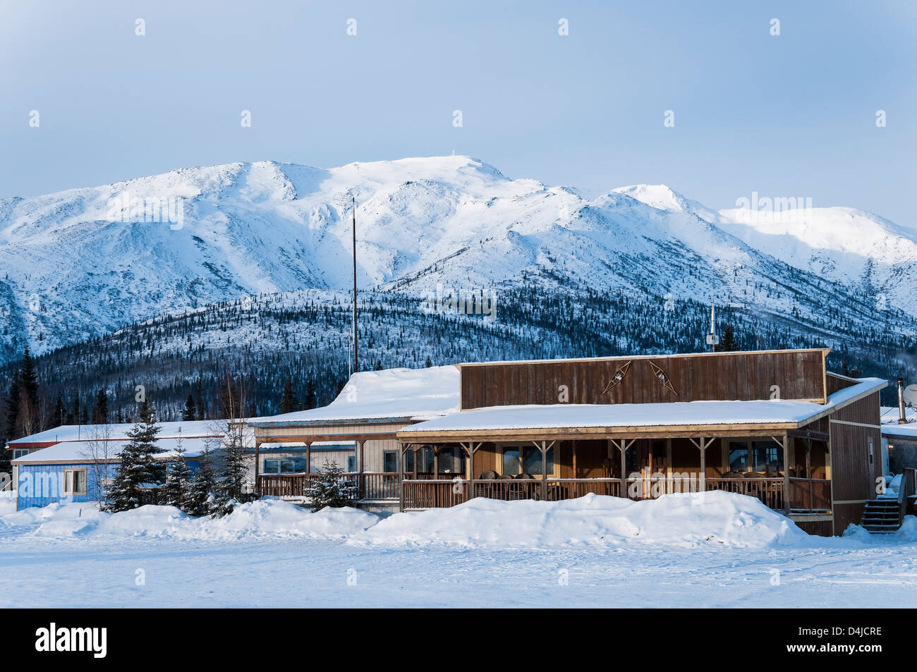 Truck stop cafe, Dalton Highway, North Slope Haul Road, Coldfoot