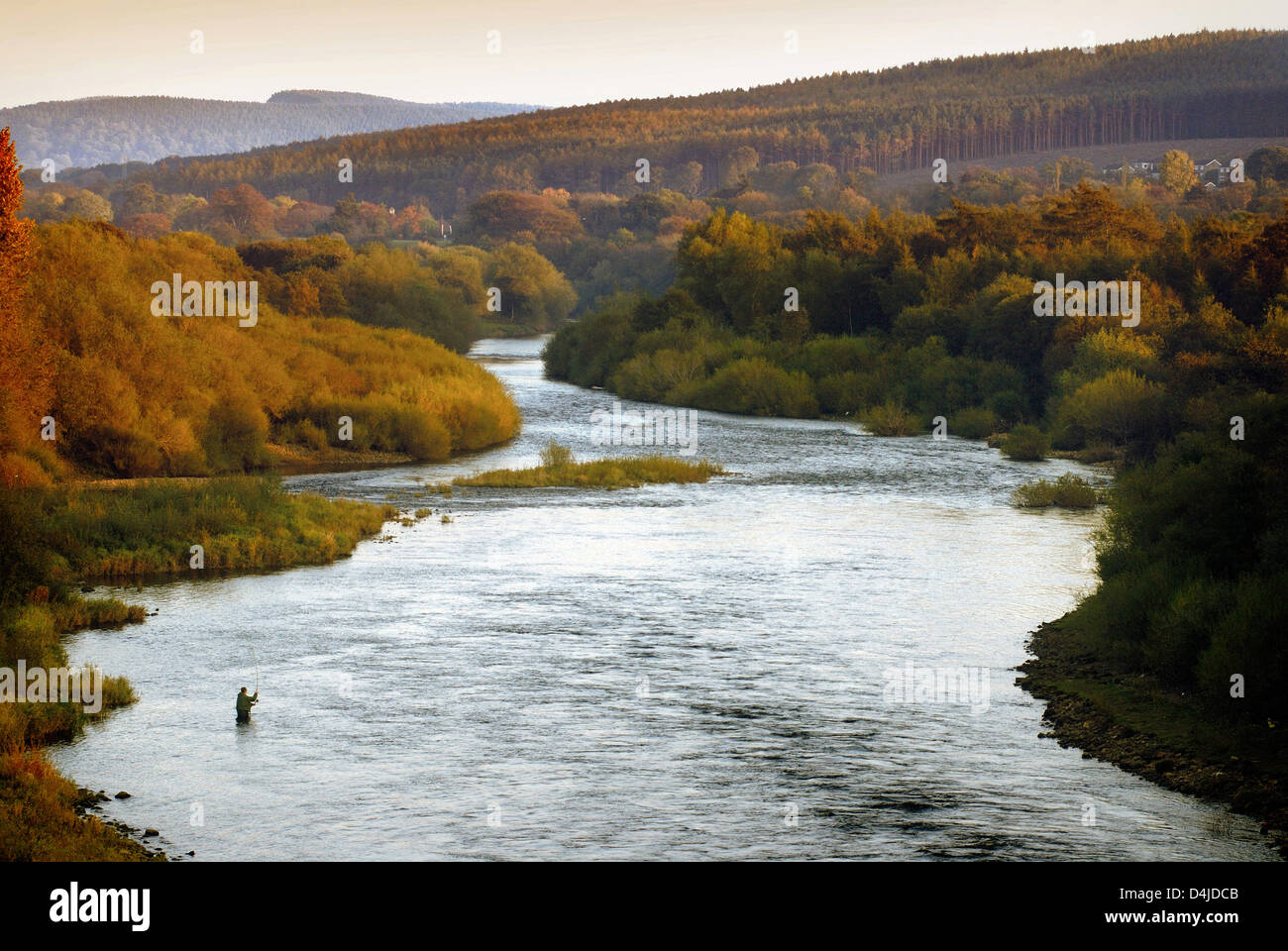 Landscape river valley fishing hi-res stock photography and images - Alamy