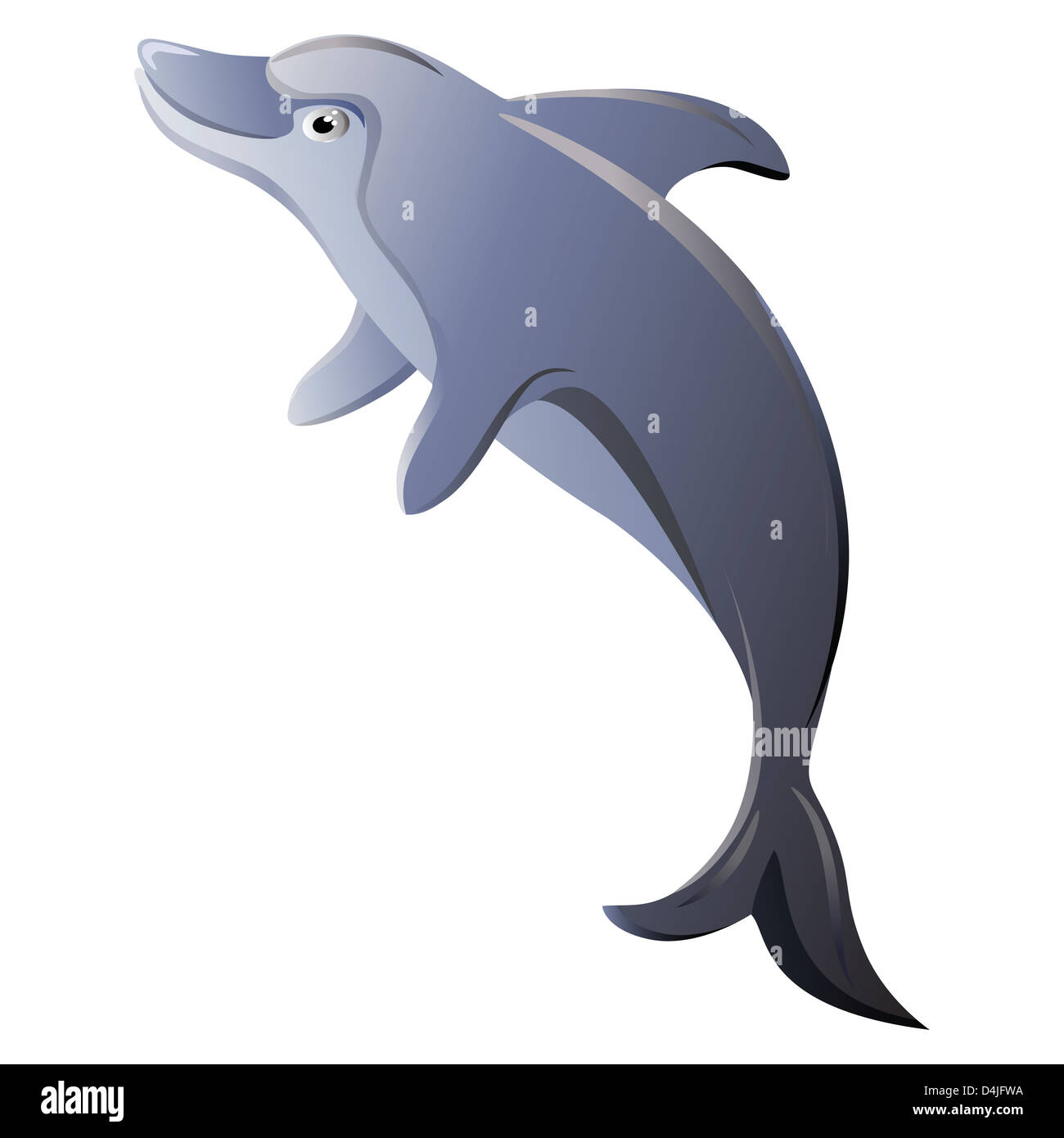 Dolphin isolated Stock Photo