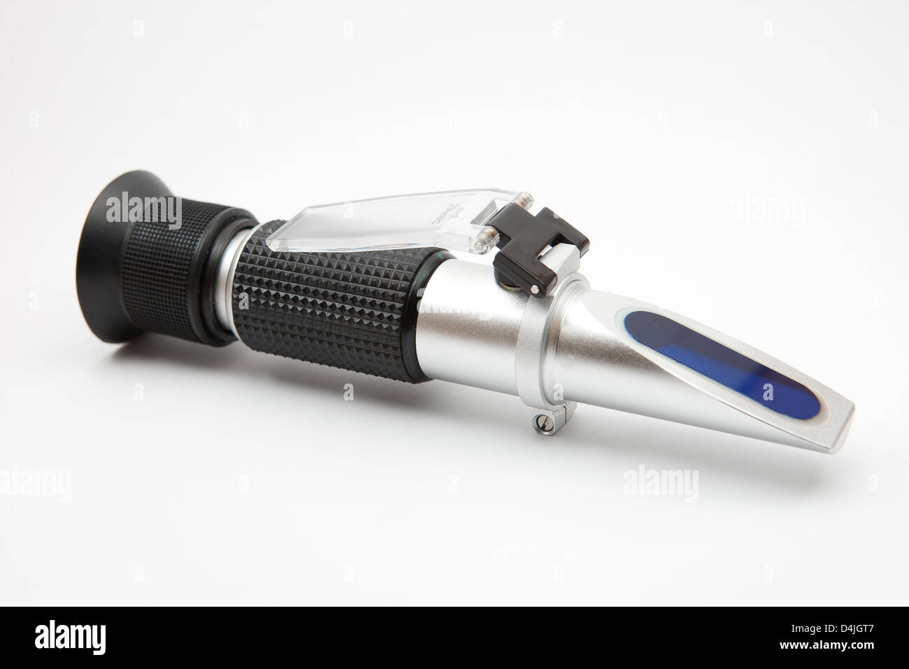 Winemaking refractometer to measure brix and alcohol Stock Photo