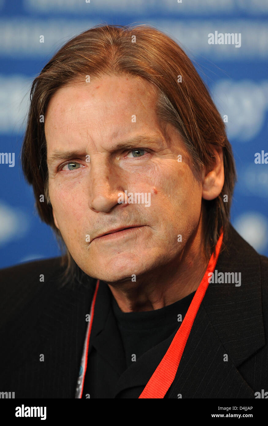 Actor Joe Dallesandro poses during the photo call for the film ?Little Joe? at the 59th Berlin International Film Festival in Berlin, Germany, 12 February 2009. The film runs in the section ?Panorama Documents?. 18 films compete for the Silver and Golden Bear awards at the 59th Berlinale. Photo: Photo: Joerg Carstensen Stock Photo
