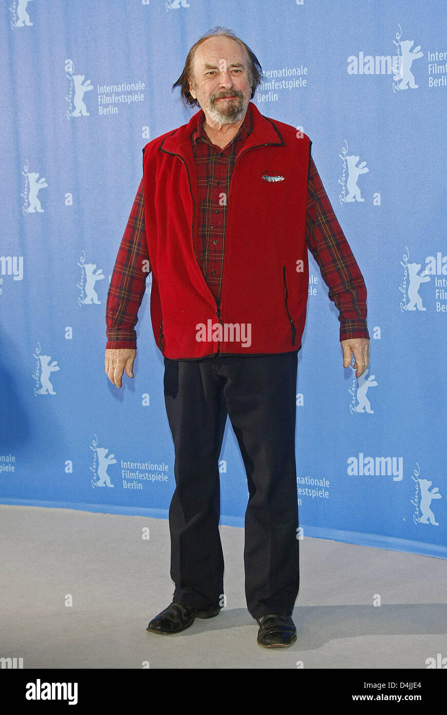 US actor Rip Torn poses during the photo call on his film ?Happy Tears? at the 59th Berlin International Film Festival in Berlin, Germany, 12 February 2009. The film runs in Competition, a total of 18 films compete for the Silver and Golden Bears of the 59th Berlinale. Photo: Hubert Boesl Stock Photo