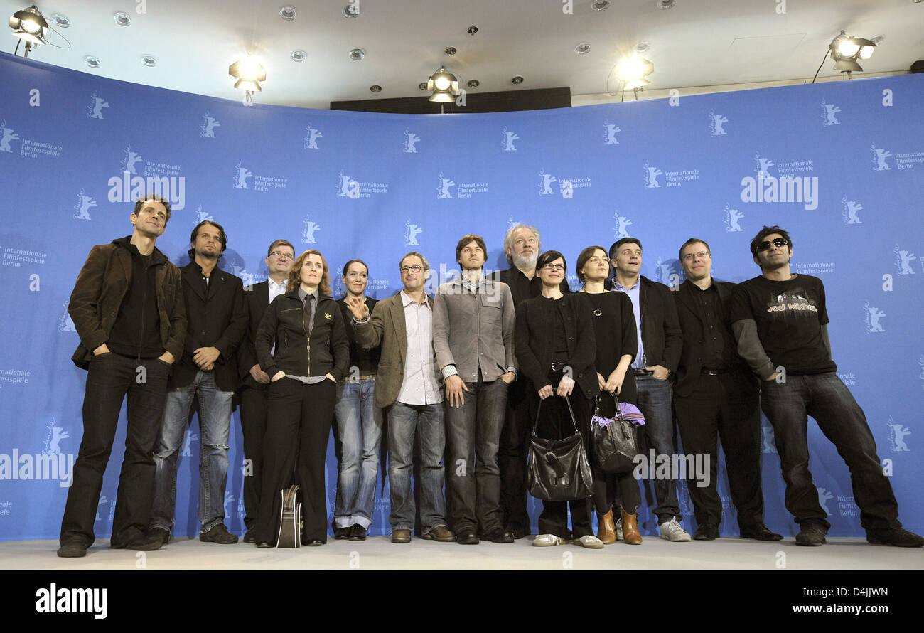 German directors Tom Tykwer (LR), Hans Weingaertner, Martin Gressmann