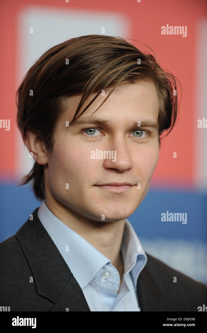 Polish actor Pawel Szajda pictured during the press conference on his film ?Sweet Rush? at the 59th Berlin International Film Festival in Berlin, Germany, 13 February 2009. The film runs in Competition, a total of 18 films compete for the Silver and Golden Bears of the 59th Berlinale. Photo: Joerg Carstensen Stock Photo
