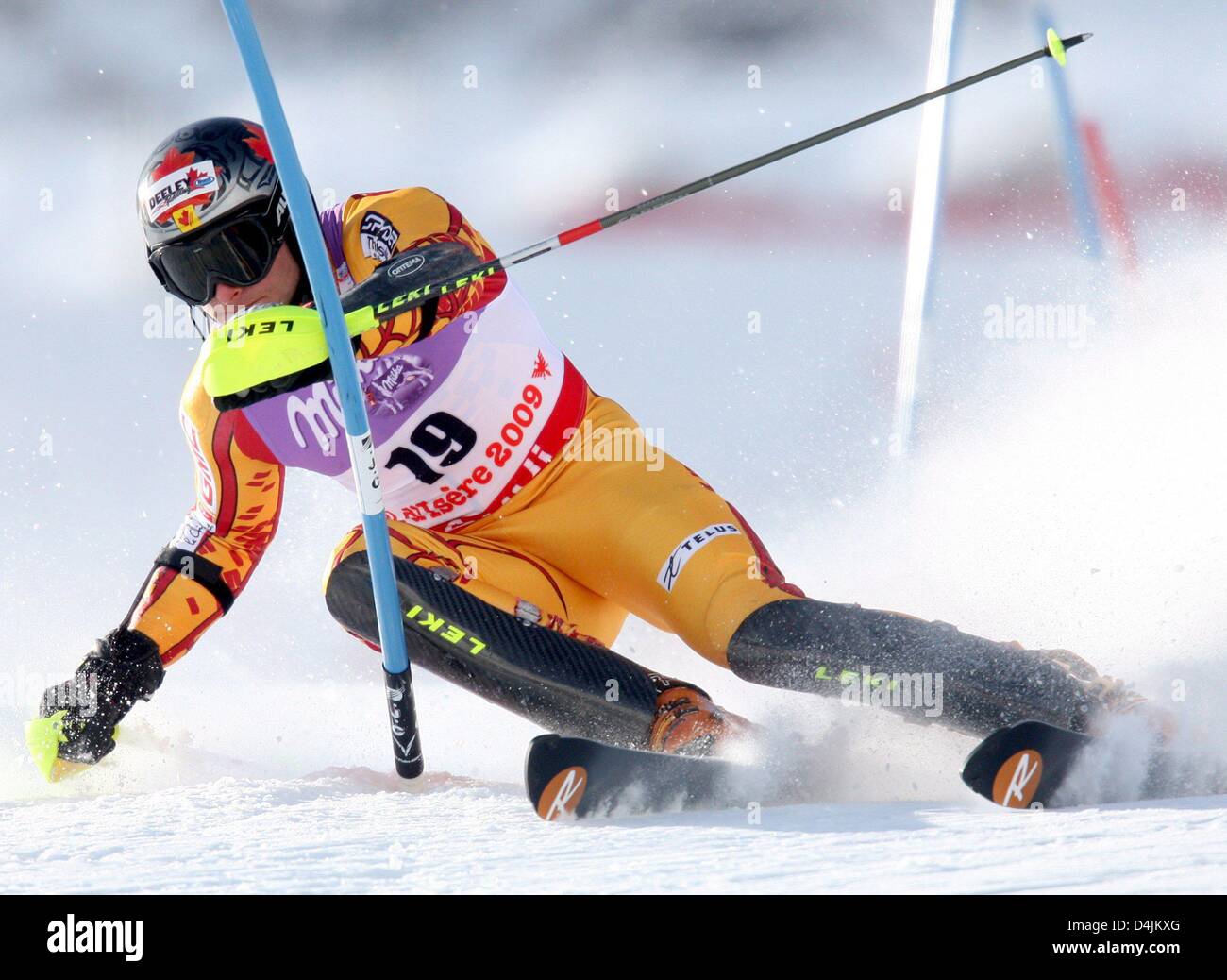 Canada?s Michael Janyk is on his way to win the bronze medal during the