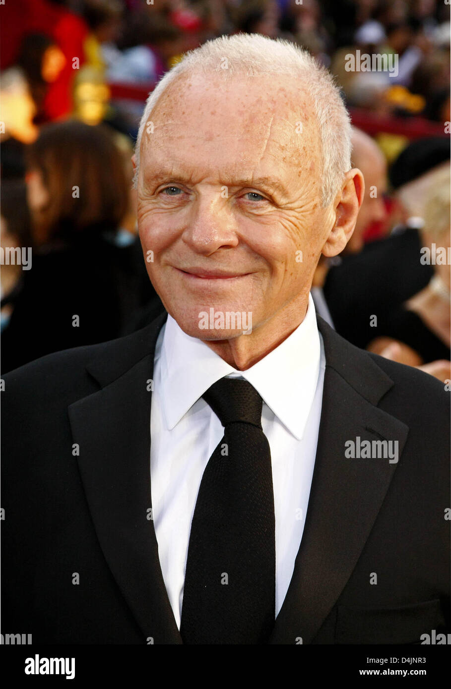 British actor Sir Anthony Hopkins arrives on the red carpet for the