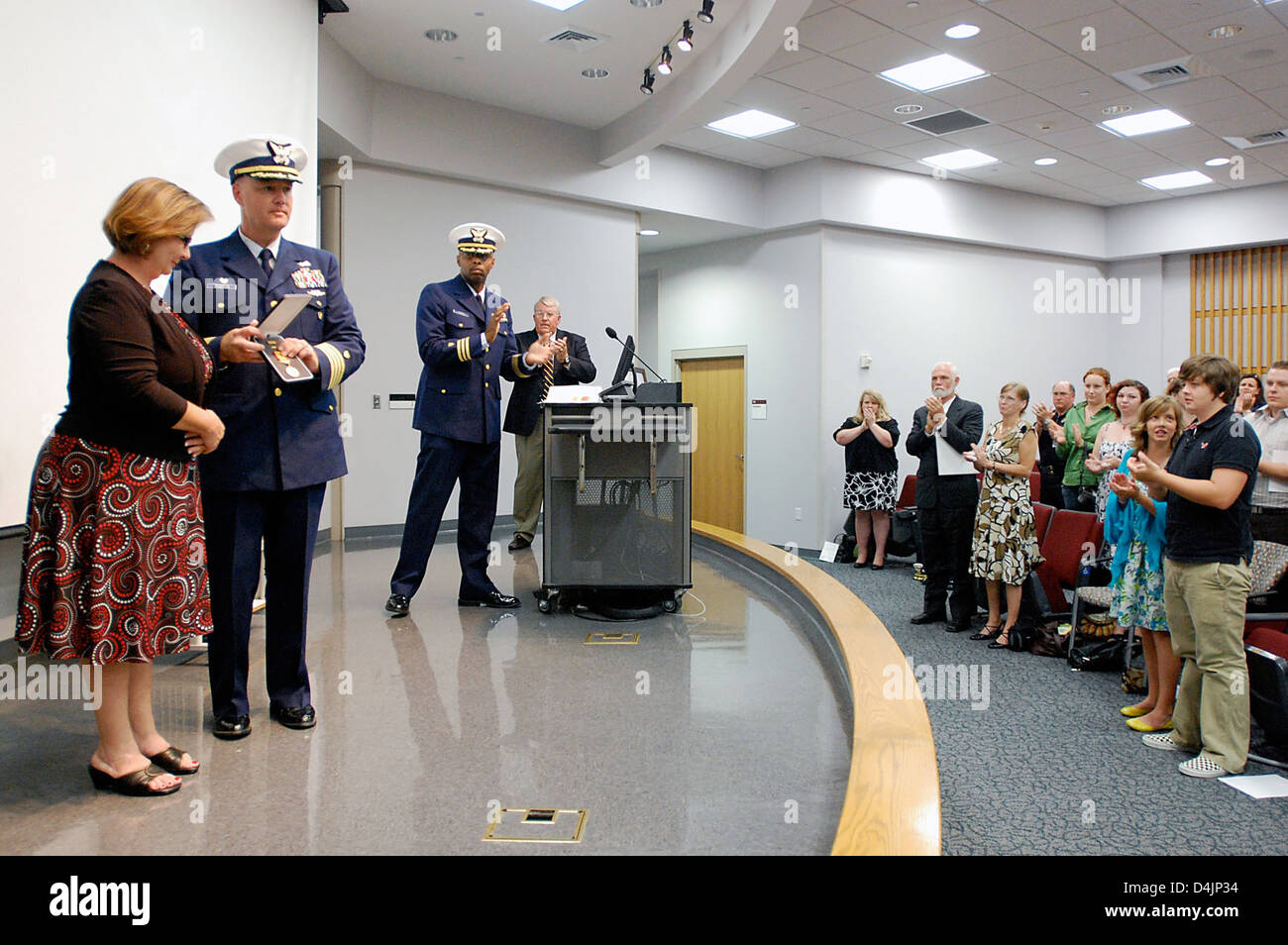 The Coast Guard presents the Gold Life Saving Medal to members for ...
