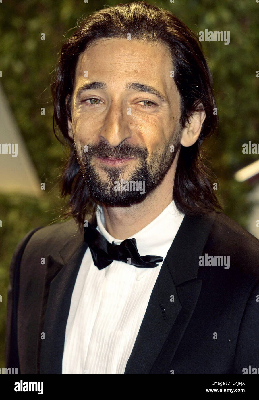 US actor Adrien Brody arrives at the Vanity Fair Oscar Party at Sunset Towers in Los Angeles, CA, United Statess, 22 February 2009. Photo: Hubert Boesl Stock Photo