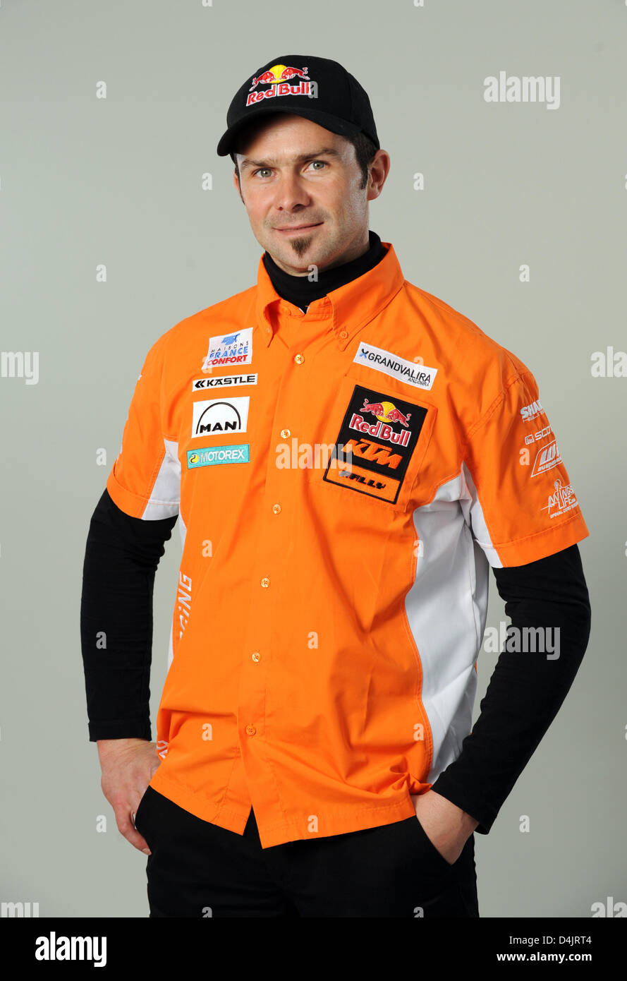 France?s Cyril Despres of KTM Repsol pictured in Salzburg, Austria, 26  February 2009. Photo: Tobias Hase Stock Photo - Alamy