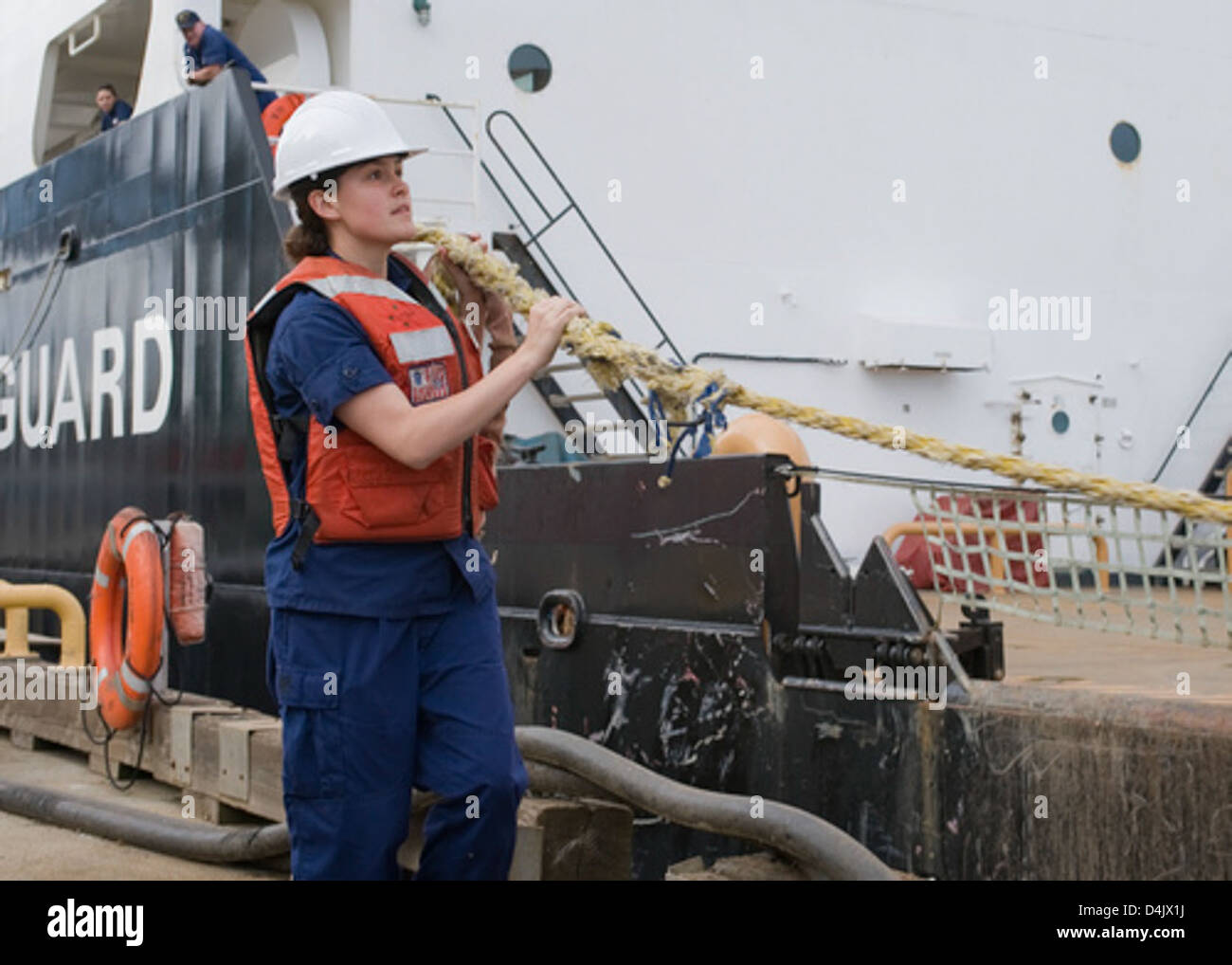 CGC Aspen deploys to Deepwater Horizon oil spill Stock Photo
