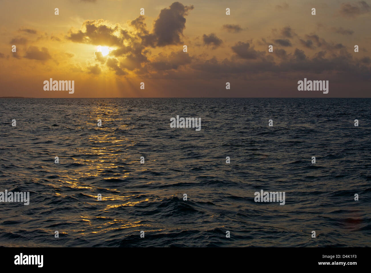 Sunrise over the Atlantic Ocean in Key West Stock Photo - Alamy