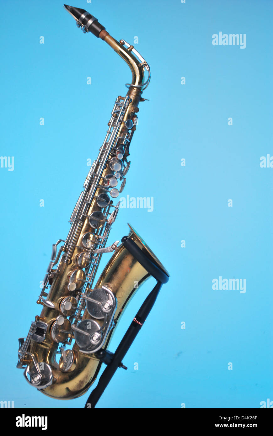 The Saxophone Blues Stock Photo Alamy