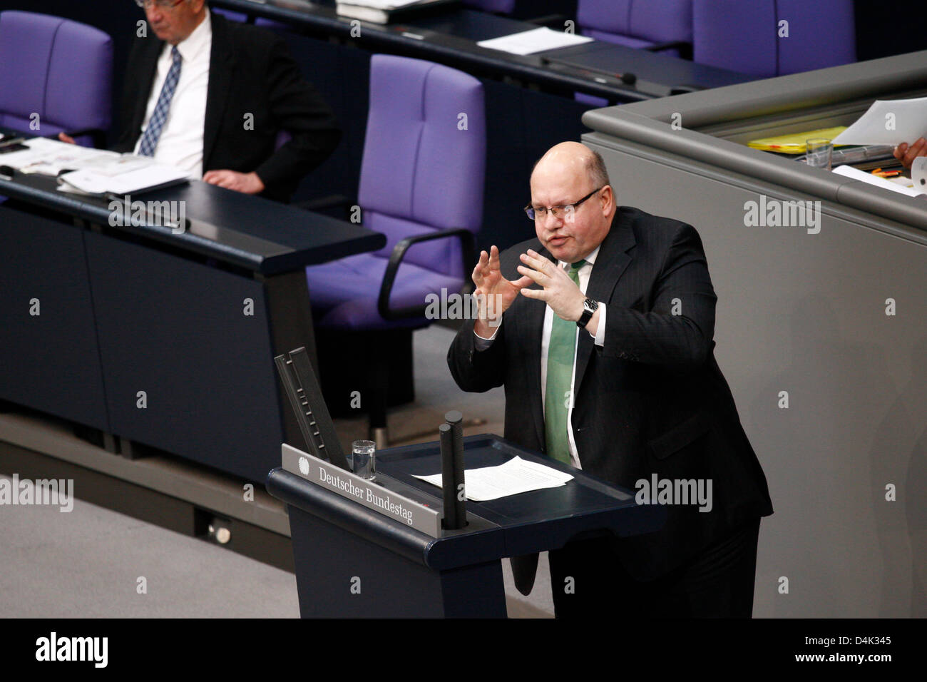 Berlin, Germany. 15th March 2013. Peter Altmaier (CDU), Federal Minister of Environment, holding a speech at Bundestag. Credit:  Reynaldo Chaib Paganelli / Alamy Live News Stock Photo