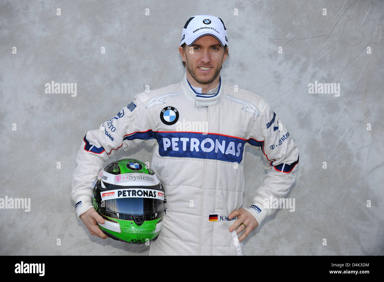 German Formula One driver Nick Heidfeld of BMW Sauber poses during a