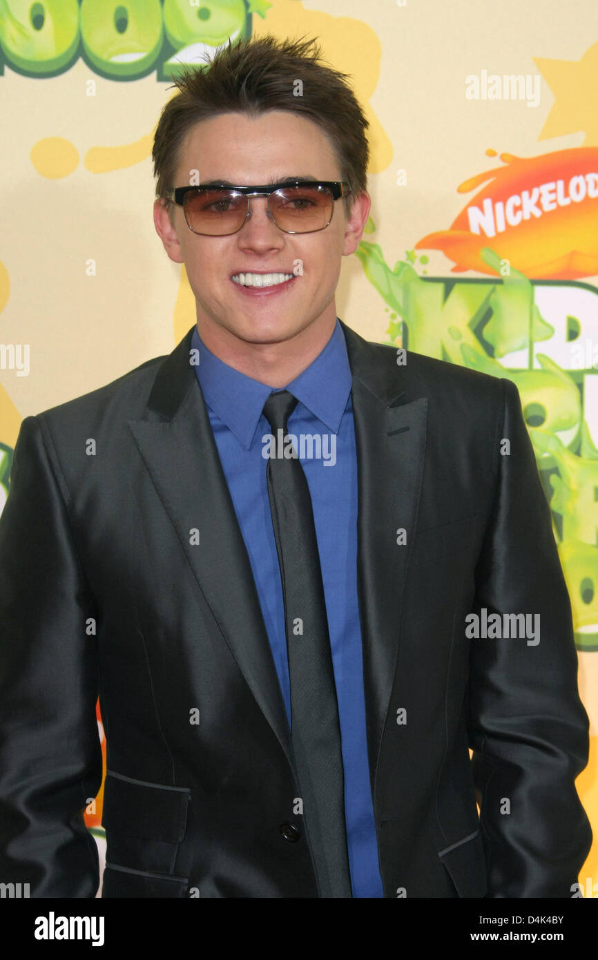 US actor Jesse McCartney arrives at the Nickelodeon?s Kids? Choice Awards 2009 at Pauley Pavillion in Westwood, Los Angeles, USA, 28 March 2009. Kids honoured their favorites by casting over 90 million votes in 18 categories from 02 to 28 March. Photo: Hubert Boesl Stock Photo