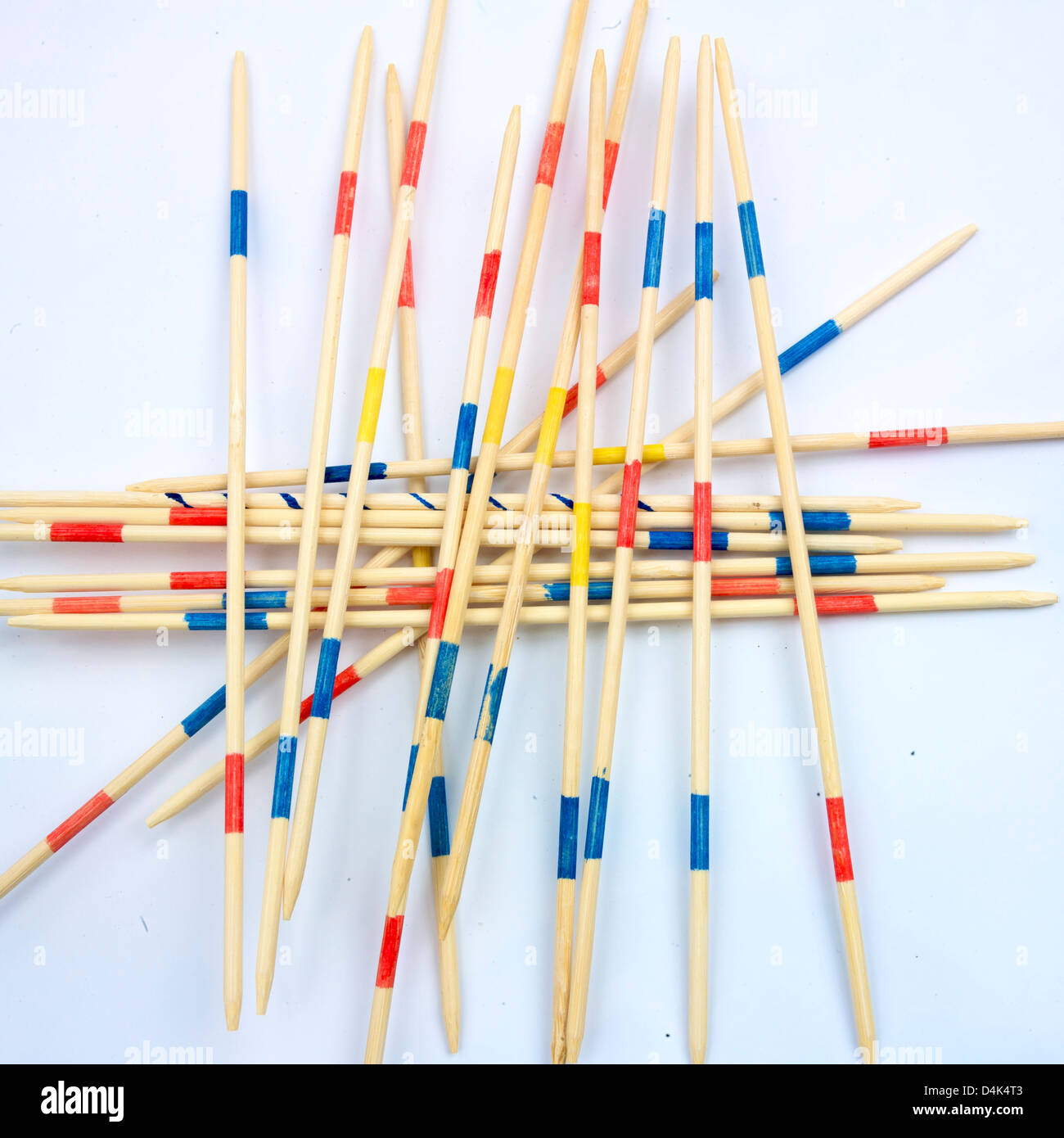 Mikado / pick-up sticks game Stock Photo