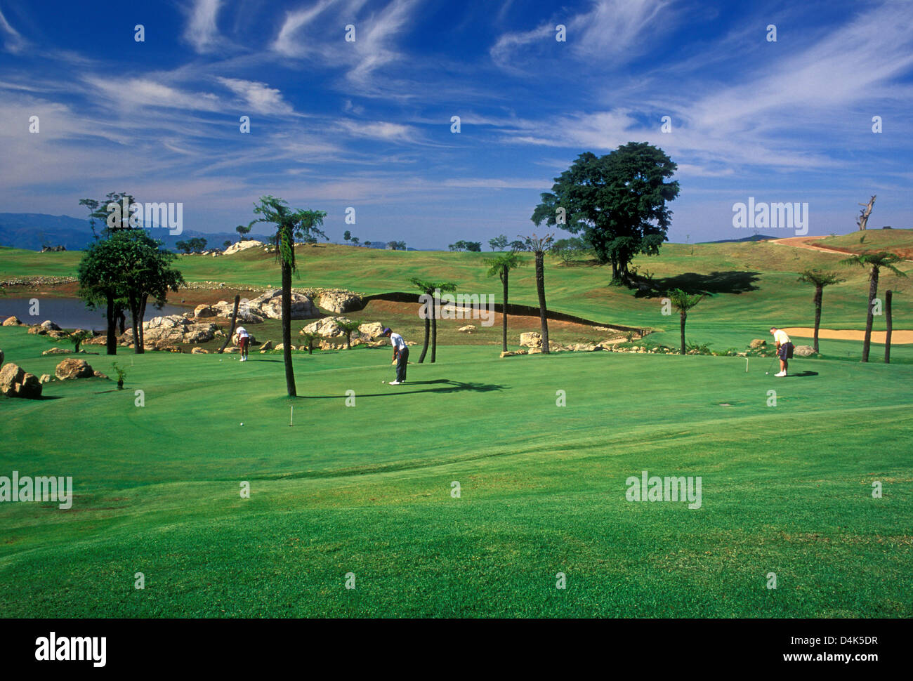Golf course, Leopard Rock Golf Resort and Casino, near city of Stock