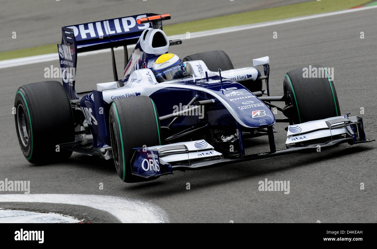 German Formula One driver Nico Rosberg of Williams F1 Team steers his Stock Photo - Alamy