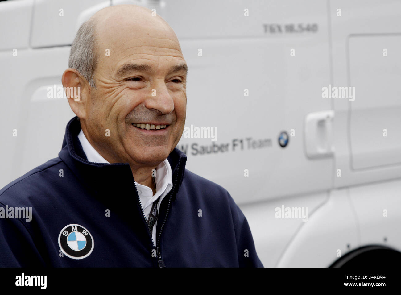 Swiss Peter Sauber, team advisor of BMW Sauber F1 Team, seen in the paddock prior to the Grand Prix of Germany at the Nuerburgring in Nuerburg, Germany, 12 July 2009. Photo: JENS BUETTNER Stock Photo