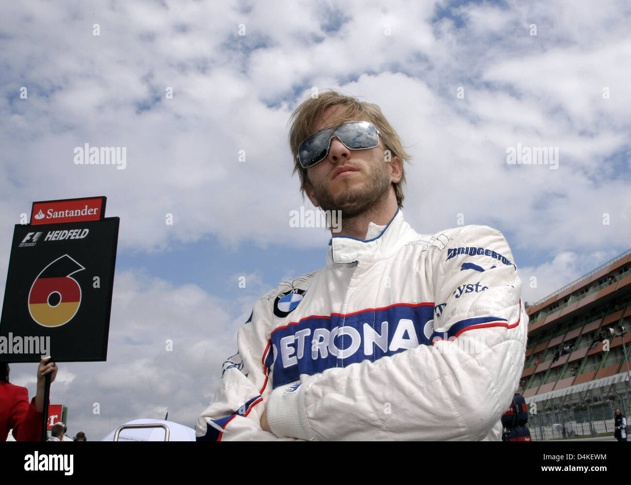 German Formula One driver Nick Heidfeld of BMW Sauber is seen in the