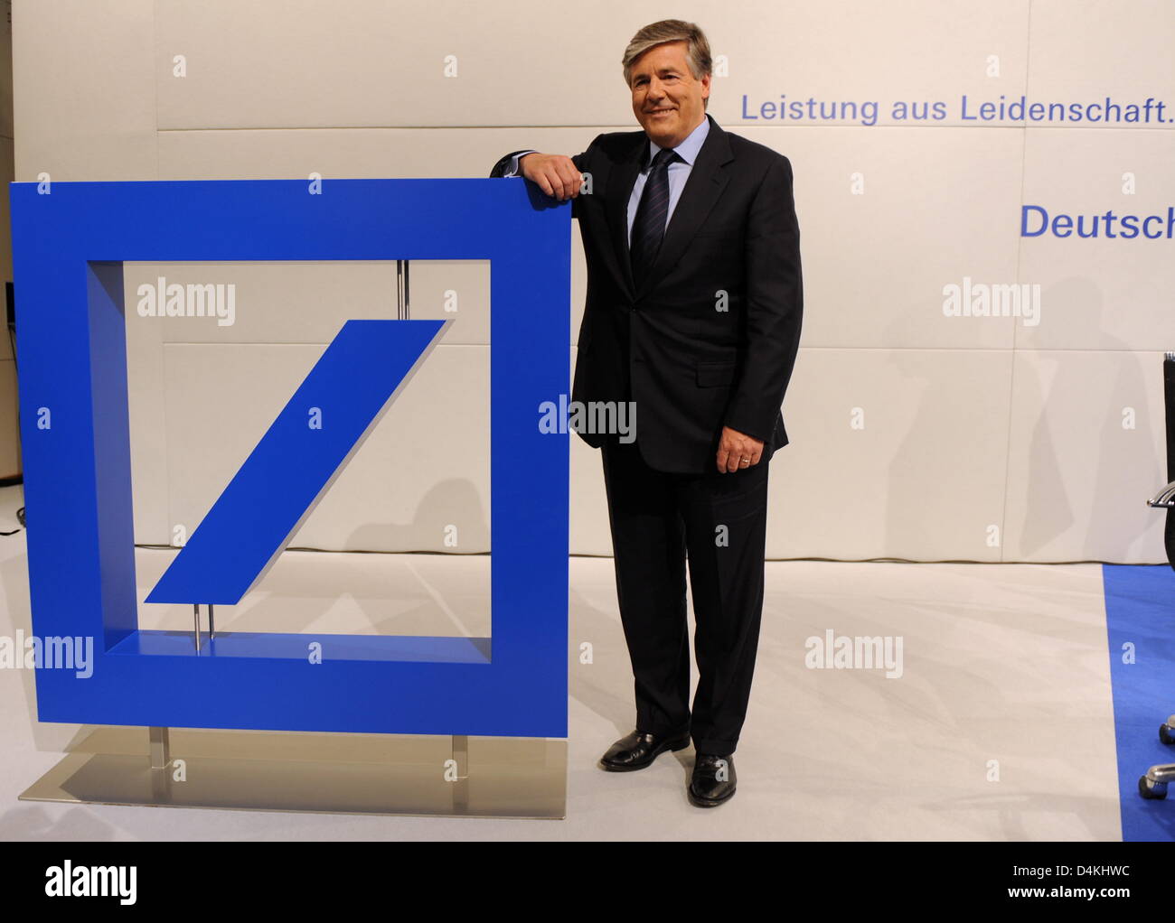 Deutsche Bank Ceo Josef Ackermann Arrives For A Press Conference