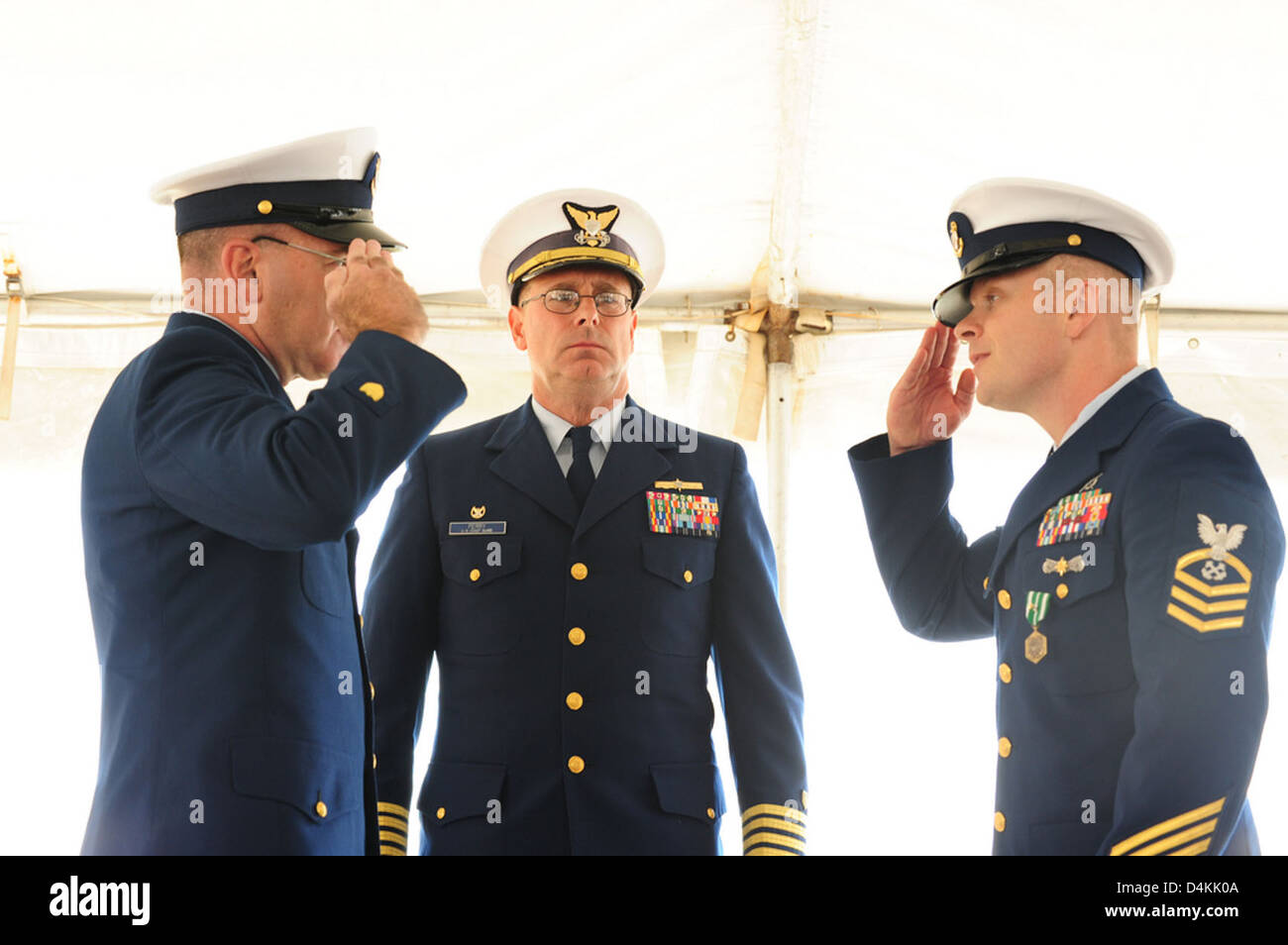 Station Provincetown Change of Command Stock Photo Alamy