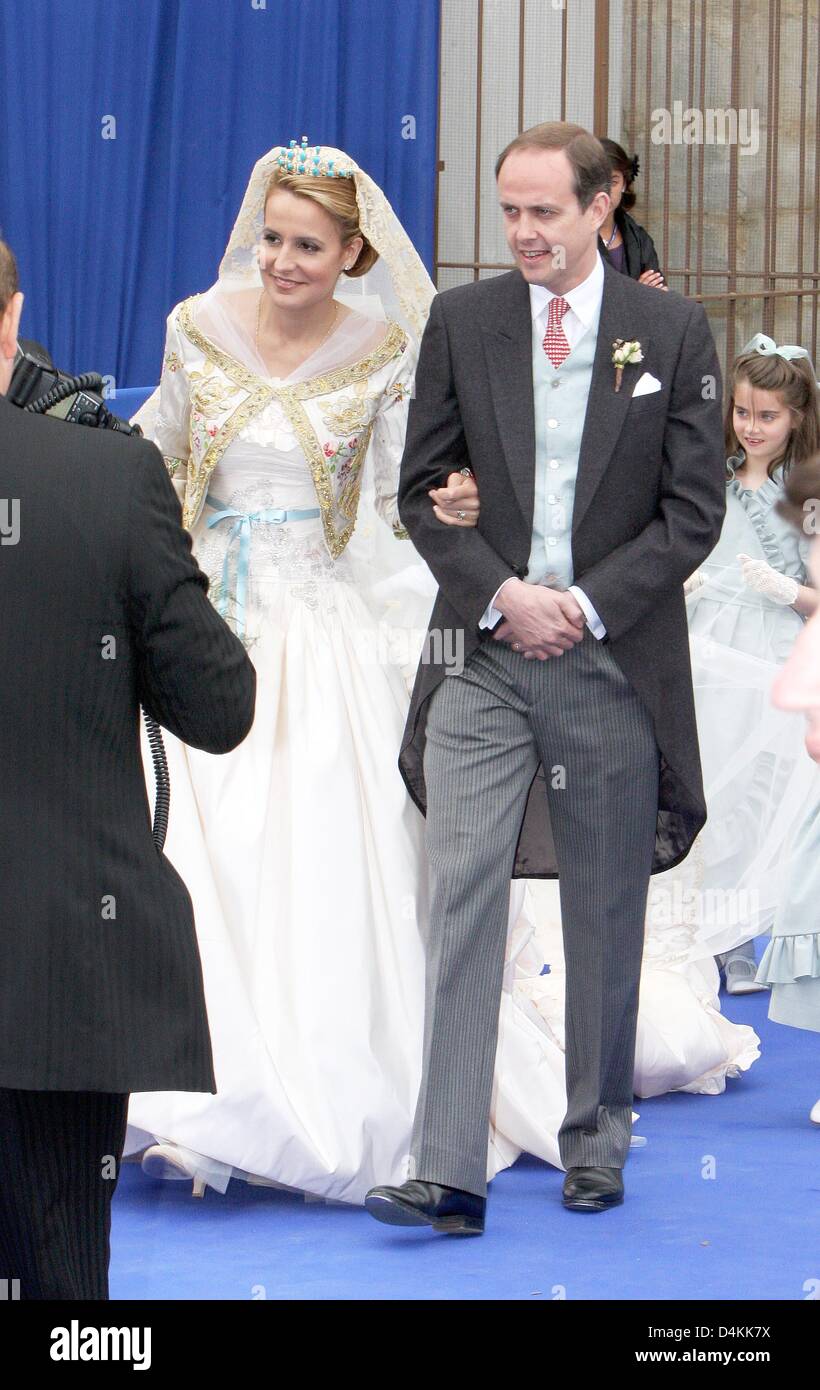 French Prince Jean d?Orleans and Princess Philomena, Duke and Duchess