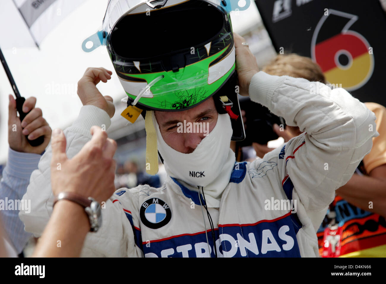 German Formula One driver Nick Heidfeld of BMW Sauber is pictured in