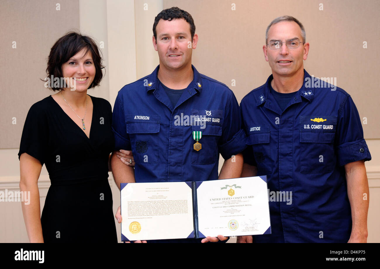 Coast guard commendation medal hi-res stock photography and images - Alamy