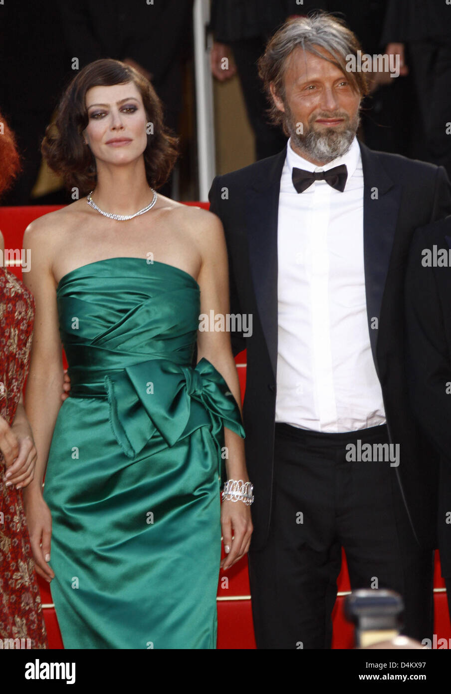 French actress Anna Mouglalis and Danish actor Mads Mikkelsen arrive for the premiere of the film ?Coco Chanel & Igor Stravinsky? during the closing night of the 2009 Cannes Film Festival in Cannes, France, 24 May 2009. Photo: Hubert Boesl Stock Photo