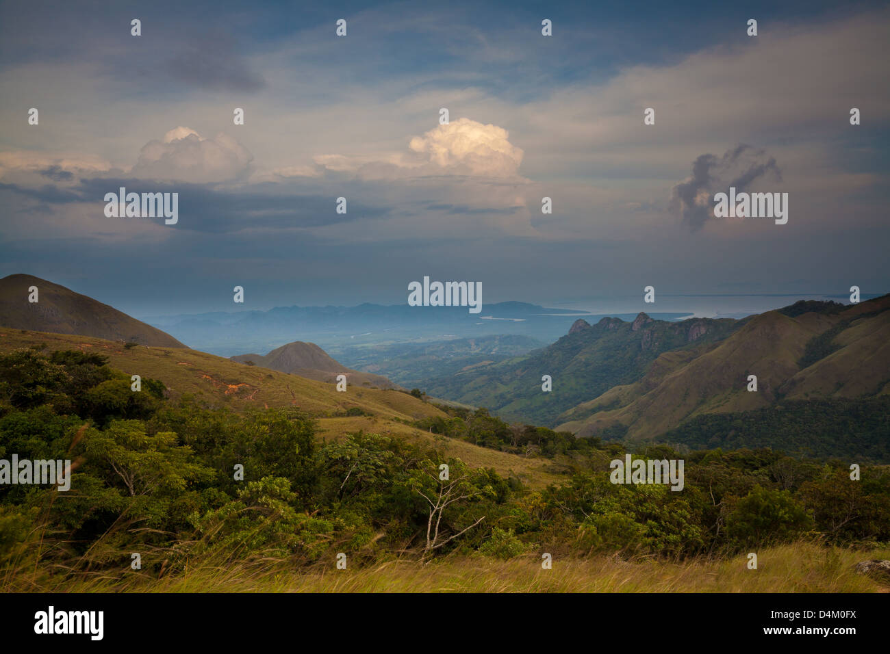 Evening in Altos de Campana national park, Panama province, Republic of Panama. Stock Photo