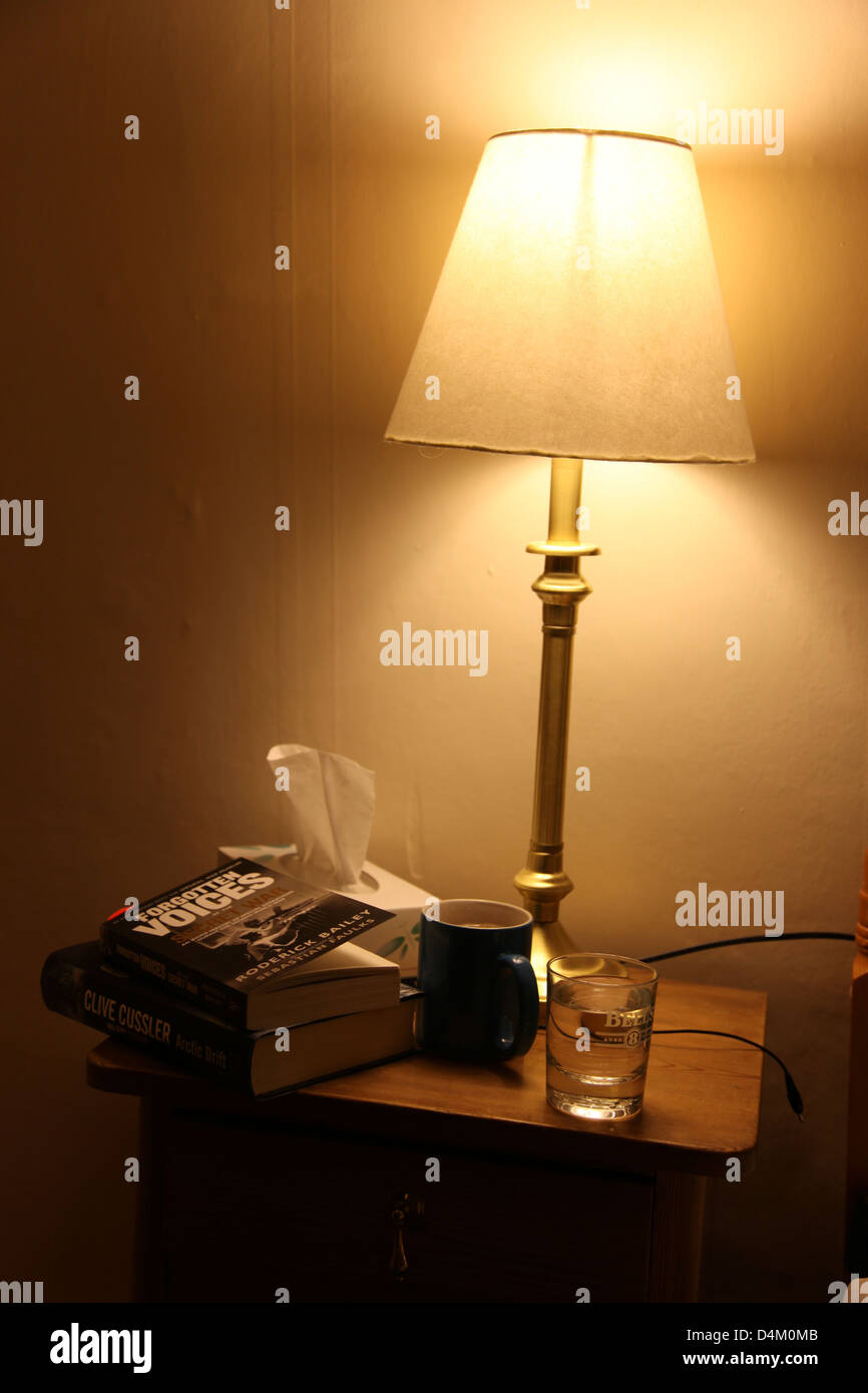 Bedside reading Stock Photo Alamy