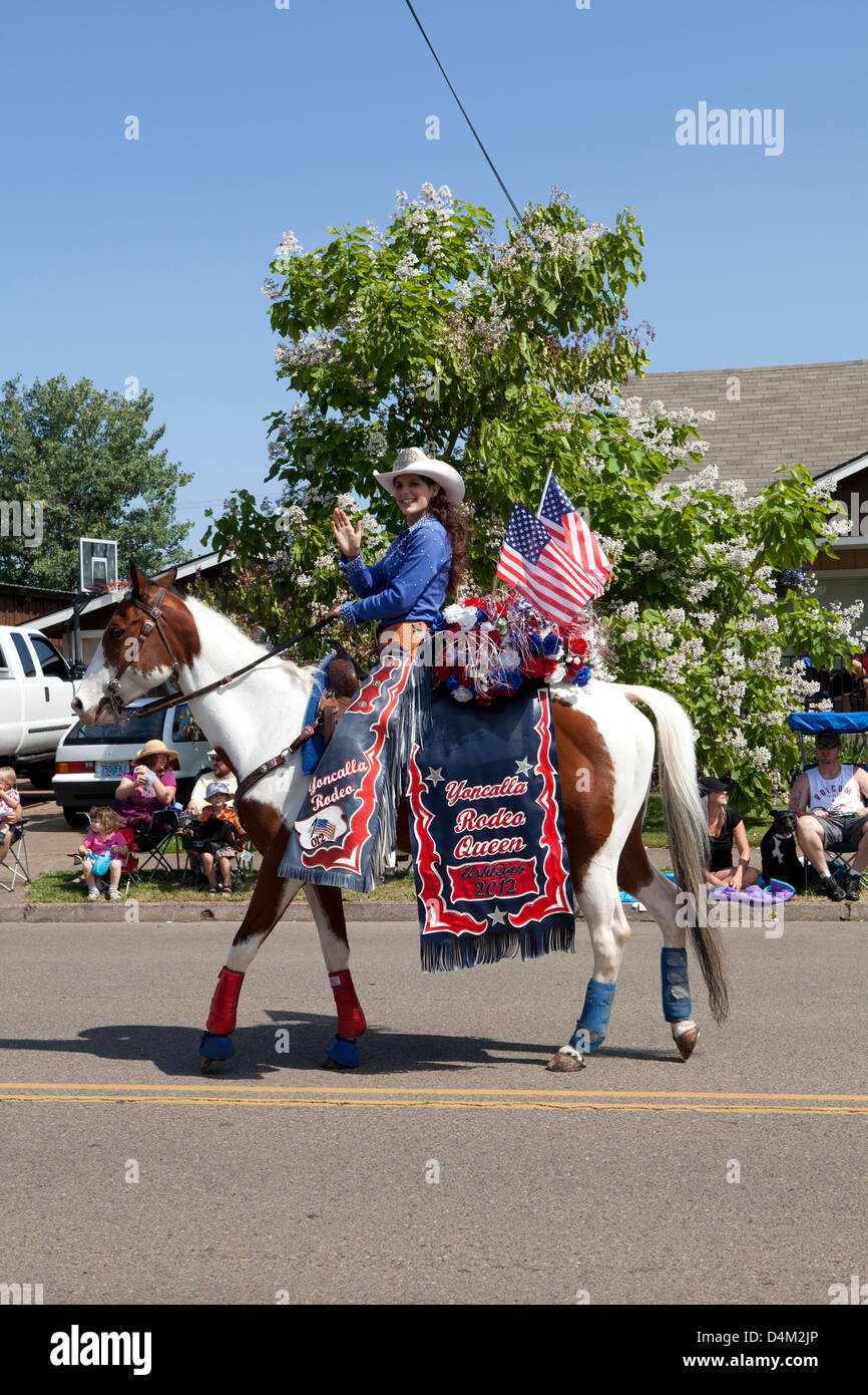 Picture of from a parade. Small town Americana. July, summer in