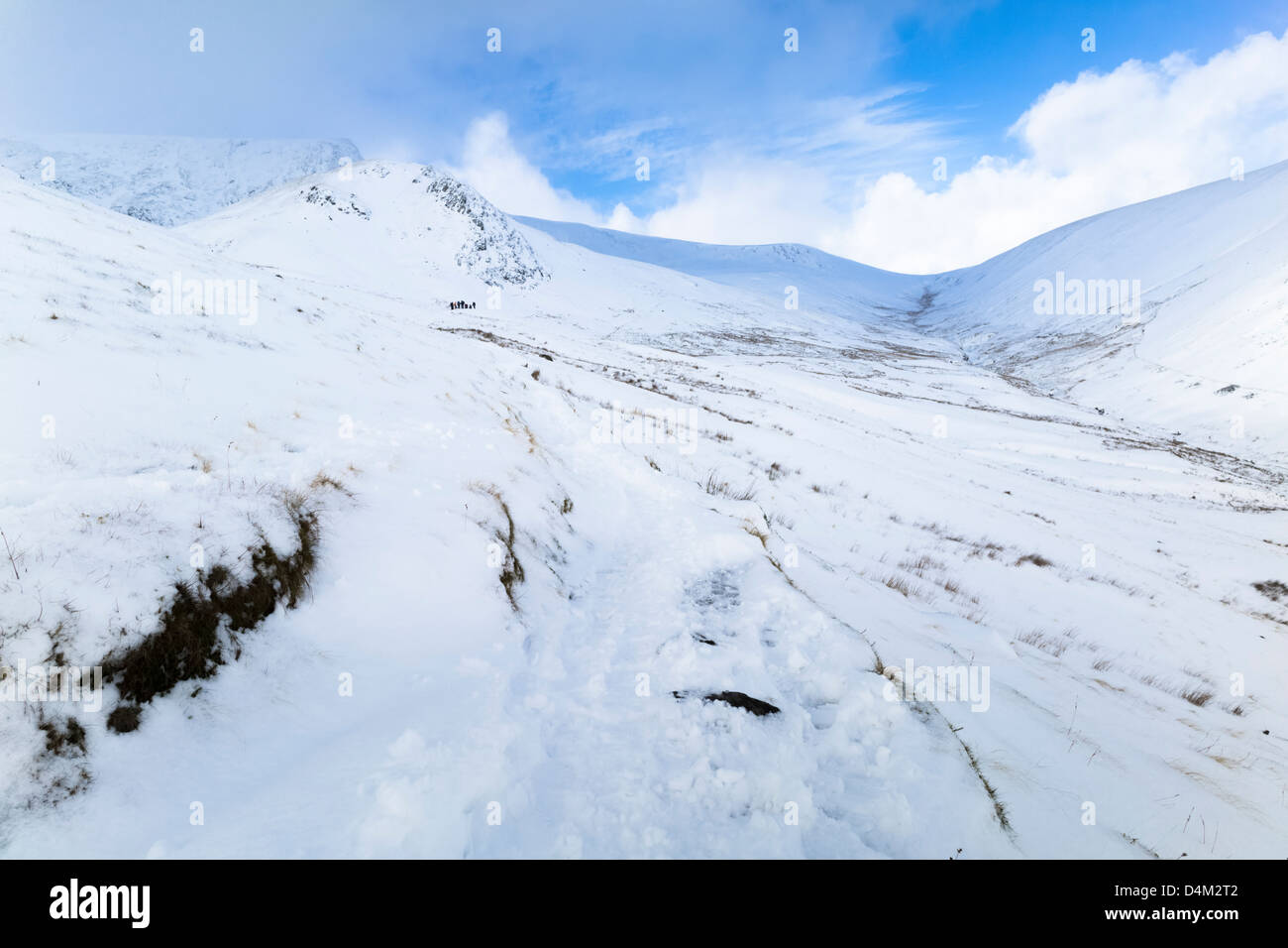 Sharp Edge on the summit of Blencathra (Saddleback) in the Lake District Stock Photo Alamy