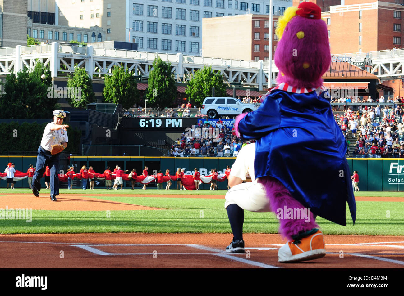 Independence Day baseball game Stock Photo Alamy